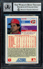 Bo Diaz Autographed 1988 Score Card #206 Cincinnati Reds Auto Grade Gem Mint 10 Beckett BAS #13016090