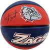 Corey Kispert Autographed Gonzaga Bulldogs Logo Rubber Basketball MCS Holo Stock #194800