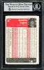 Aurelio Lopez Autographed 1985 Fleer Card #16 Detroit Tigers Beckett BAS #13019144