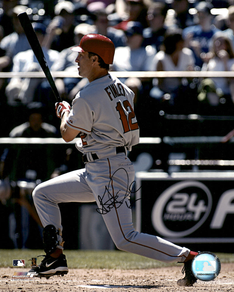 Steve Finley Autographed 8x10 Photo California Angels SKU #195370