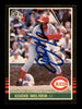 Eddie Milner Autographed 1985 Donruss Card #428 Cincinnati Reds SKU #195536