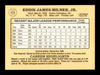 Eddie Milner Autographed 1985 Donruss Card #428 Cincinnati Reds SKU #195536