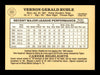 Vern Ruhle Autographed 1985 Donruss Card #380 Houston Astros SKU #195546