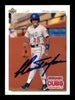 Pedro Castellano Autographed 1992 Upper Deck Minor League Rookie Card #133 Chicago Cubs SKU #195648