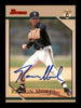 Ramon Morel Autographed 1996 Bowman Rookie Card #135 Pittsburgh Pirates SKU #195720