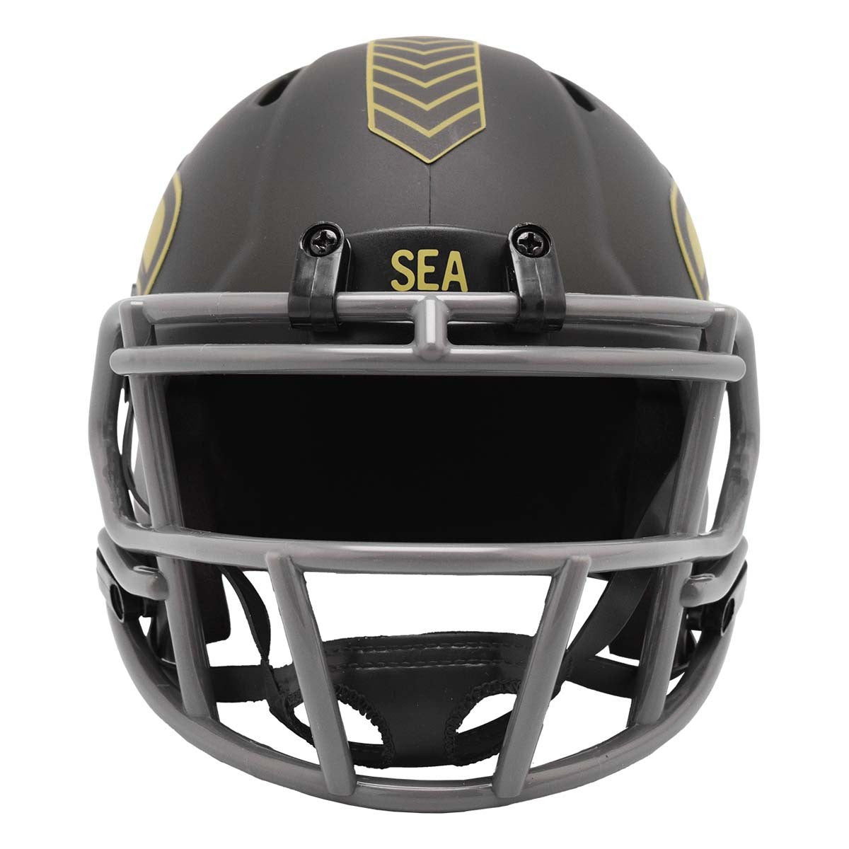 Unsigned Seattle Seahawks Dark Green 2025 Salute To Service Speed Mini Helmet Stock #253577