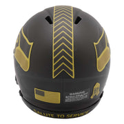 Unsigned Seattle Seahawks Dark Green 2025 Salute To Service Speed Mini Helmet Stock #253577