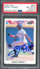 Frank Thomas Autographed 1990 Leaf Rookie Card #300 Chicago White Sox Auto Grade 9 Card Grade NM-MT 8 PSA/DNA #48126273