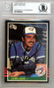 Luis Leal Autographed 1985 Donruss Card #317 Toronto Blue Jays Beckett BAS #10009424