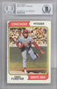 Terry Forster Autographed 1974 Topps Card #310 Chicago White Sox Beckett BAS #10210154