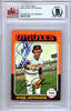 Jesse Jefferson Autographed 1975 Topps Mini Card #539 Baltimore Orioles Beckett BAS #10211281