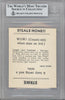 Joe Coscarart Autographed 1972 TCMA Card "Best Wishes" Beckett BAS #10265667