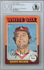 Roger Nelson Autographed 1975 Topps Card #572 Chicago White Sox Beckett BAS #10265713