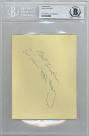 Willie McCovey Autographed 4.5x5.5 Album Page San Francisco Giants "Best Wishes" Vintage Beckett BAS #10266883