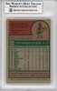 Jesse Jefferson Autographed 1975 Topps Card #539 Baltimore Orioles Beckett BAS #10378518
