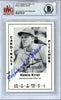Howie Krist Autographed 1979 Diamond Greats Card #165 St. Louis Cardinals Beckett BAS #10379107