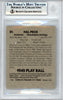 Hal Peck Autographed 1983 TCMA 1945 Play Ball Reprint Card #21 Philadelphia A's Beckett BAS #10379290