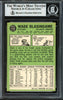 Wade Blasingame Autographed 1967 Topps Card #119 Atlanta Braves Beckett BAS #12409503