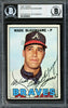 Wade Blasingame Autographed 1967 Topps Card #119 Atlanta Braves Beckett BAS #12409503