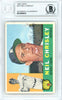 Neil Chrisley Autographed 1960 Topps Card #273 Detroit Tigers Beckett BAS #10540010
