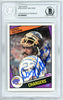 Danny Walters Autographed 1984 Topps Rookie Card #185 San Diego Chargers Beckett BAS #10540452