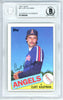 Curt Kaufman Autographed 1985 Topps Card #61 California Angels Beckett BAS #10540499