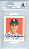 Ralph Hodgin Autographed 1987 CCC Reprint Card #3 Beckett BAS #10540535