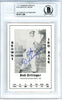Bob Dillinger Autographed 1979 Diamond Greats Card #195 St. Louis Browns Beckett BAS #10711295