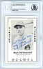 Nick Strincevich Autographed 1979 Diamond Greats Card #354 Pittsburgh Pirates Beckett BAS #10711477