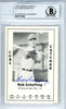 Bob Scheffing Autographed 1979 Diamond Greats Card #114 Chicago Cubs Beckett BAS #10711540