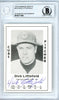 Dick Littlefield Autographed 1979 Diamond Greats Card #123 Chicago Cubs Beckett BAS #10711560