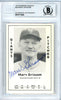 Marv Grissom Autographed 1979 Diamond Greats Card #46 New York Giants Beckett BAS #10711622