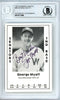 George Myatt Autographed 1979 Diamond Greats Card #69 Washington Senators Beckett BAS #10711640