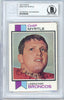 Chip Myrtle Autographed 1973 Topps Rookie Card #269 Denver Broncos Beckett BAS #10736708