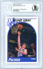 Stuart Gray Autographed 1989-90 Hoops Card #253 Indiana Pacers Beckett BAS #10739132