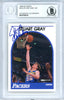 Stuart Gray Autographed 1989-90 Hoops Card #253 Indiana Pacers Beckett BAS #10739133