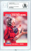 Bud Carson Autographed 1990 Pro Set Card #378 Cleveland Browns Beckett BAS #10739222