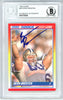 Bern Brostek Autographed 1990 Score Rookie Card #642 Washington Huskies Beckett BAS #10739263