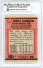 Vance Johnson Autographed 1990 Topps Card #38 Denver Broncos Beckett BAS #10739304