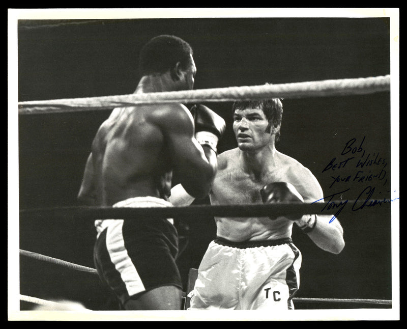 Tony Chiaverini Autographed 8x10 Photo "To Bob Best Wishes" SKU #179684
