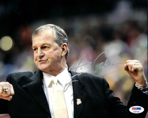 Jim Calhoun Autographed 8x10 Photo UConn Huskies PSA/DNA #P78748