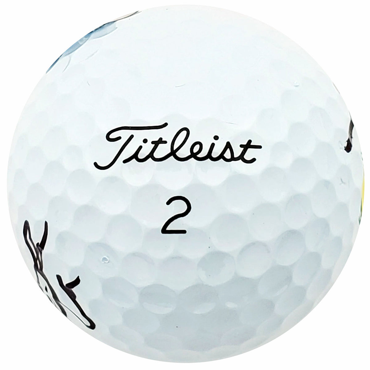 Hideki Matsuyama & Lee Elder Autographed Titleist Masters Logo Golf Ball Beckett BAS QR Stock #197453