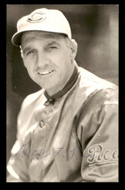 George Kelly Autographed 3.5x5.5 Postcard Cincinnati Reds SKU #197478