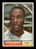 Lenny Green Autographed 1961 Topps Card #4 Minnesota Twins SKU #197758