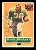 Dick Bielski Autographed 1956 Topps Card #76 Philadelphia Eagles SKU #197969