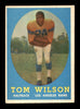 Tom Wilson Autographed 1958 Topps Card #67 Los Angeles Rams SKU #198163