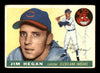 Jim Hegan Autographed 1955 Topps Card #7 Cleveland Indians SKU #198348