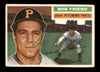 Bob Friend Autographed 1956 Topps Card #221 Pittsburgh Pirates SKU #198361