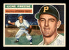 Gene Freese Autographed 1956 Topps Card #46 Pittsburgh Pirates SKU #198390