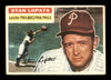 Stan Lopata Autographed 1956 Topps Card #183 Philadelphia Phillies SKU #198411